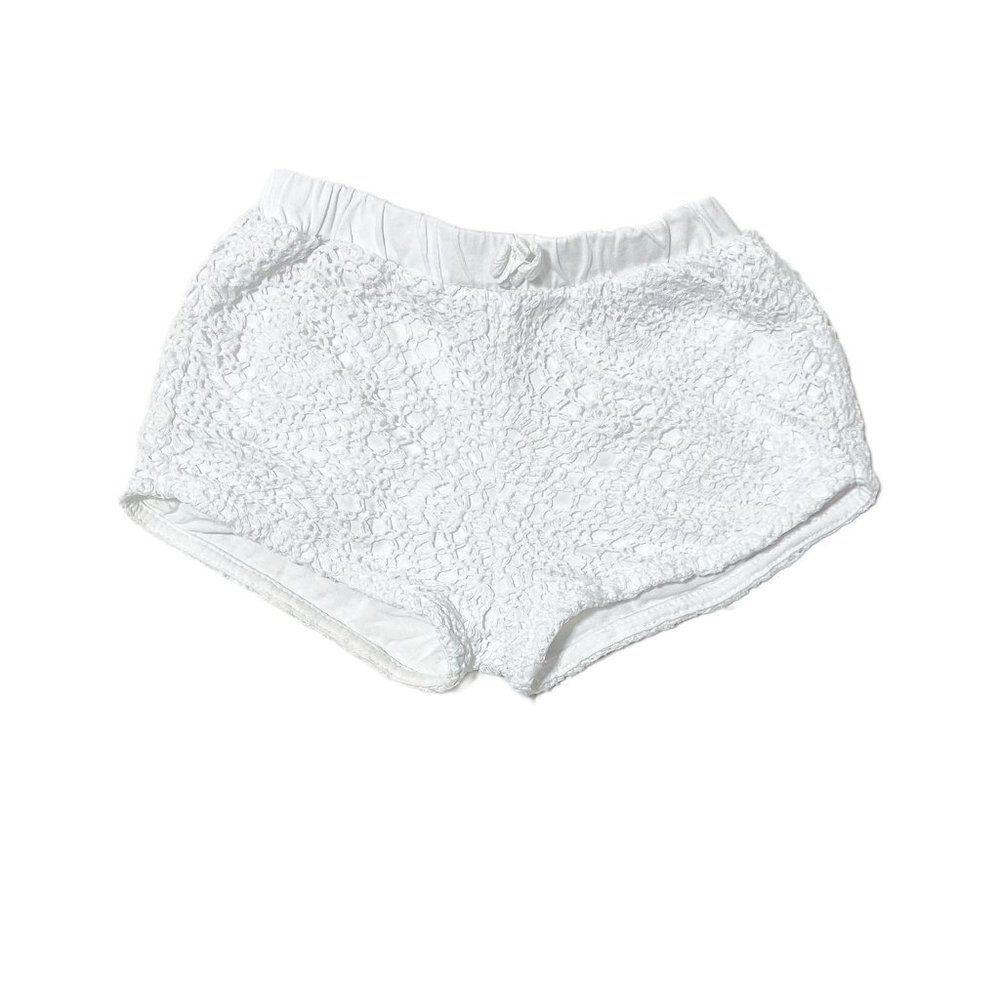 Zara Baby Crochet Lace Shorts White